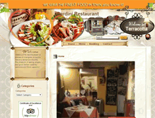 Tablet Screenshot of cardinirestaurant.com